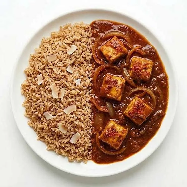 Goan Fish Vindaloo With Coconut Brown Rice